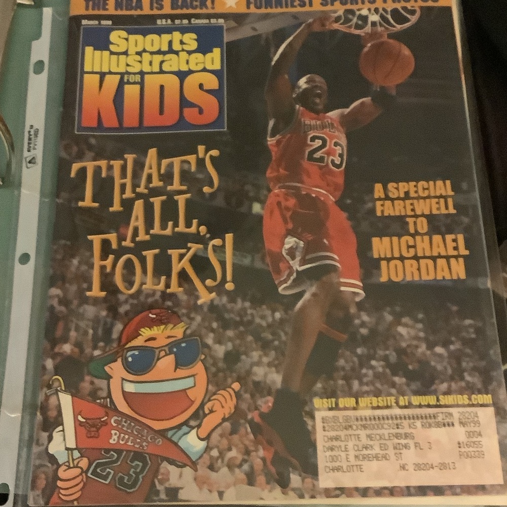 Sports Illustrated for Kids Michael Jordan Farewell Issue